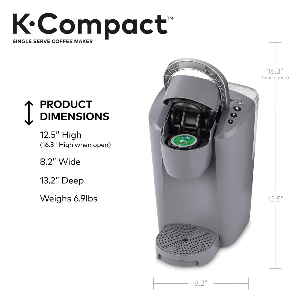 Keurig K-Compact Single-Serve K-Cup Pod Coffee Maker, Moonlight Grey