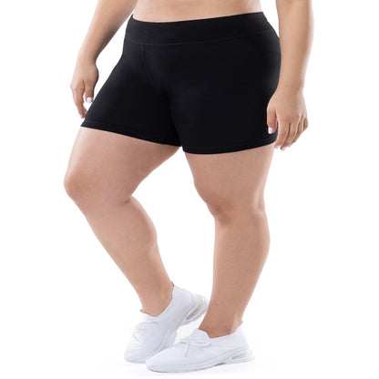  Women's plus Size Core Active Dri-Works Bike Short, 2-Pack