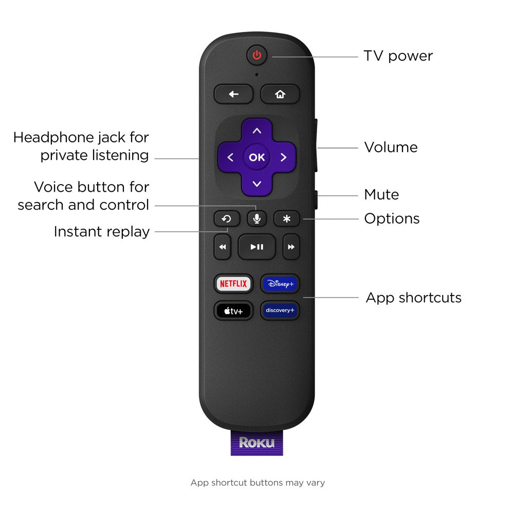 Roku Ultra LT Streaming Device 4K/HDR/Dolby Vision/Dual-Band Wi-Fi® with Roku Voice Remote and HDMI Cable