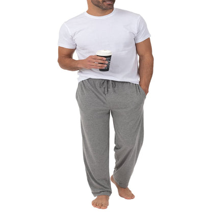 Fruit of the Loom Men's and Big Men's Jersey Knit Pajama Pants, Sizes S-6XL