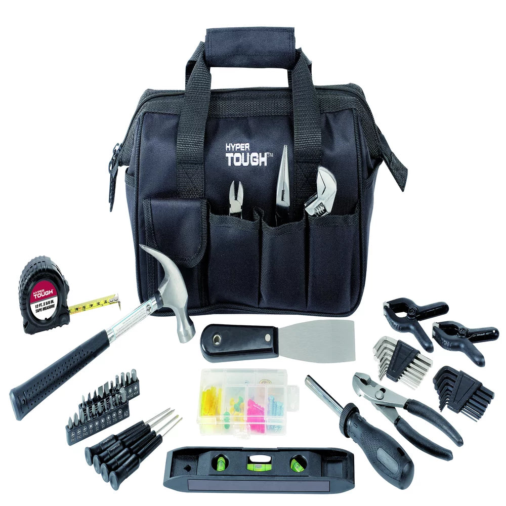 89-Piece Black Household Tool Set