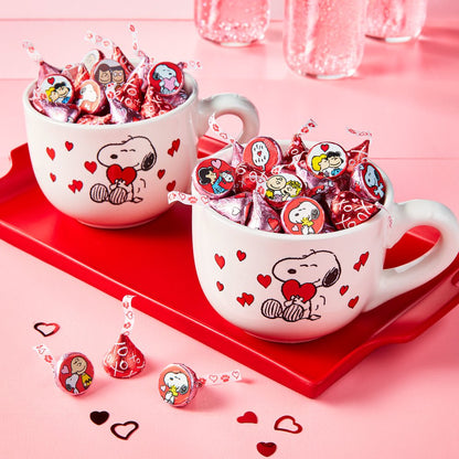 Hershey's Kisses Milk Chocolate Snoopy™ and Friends Valentine's Day Candy, Bag 9.5 oz