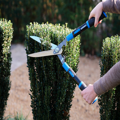 HART Garden Tool Starter Kit - Digging Shovel, Leaf Rake, Hedge Shears, 5/8" Bypass Hand Pruner