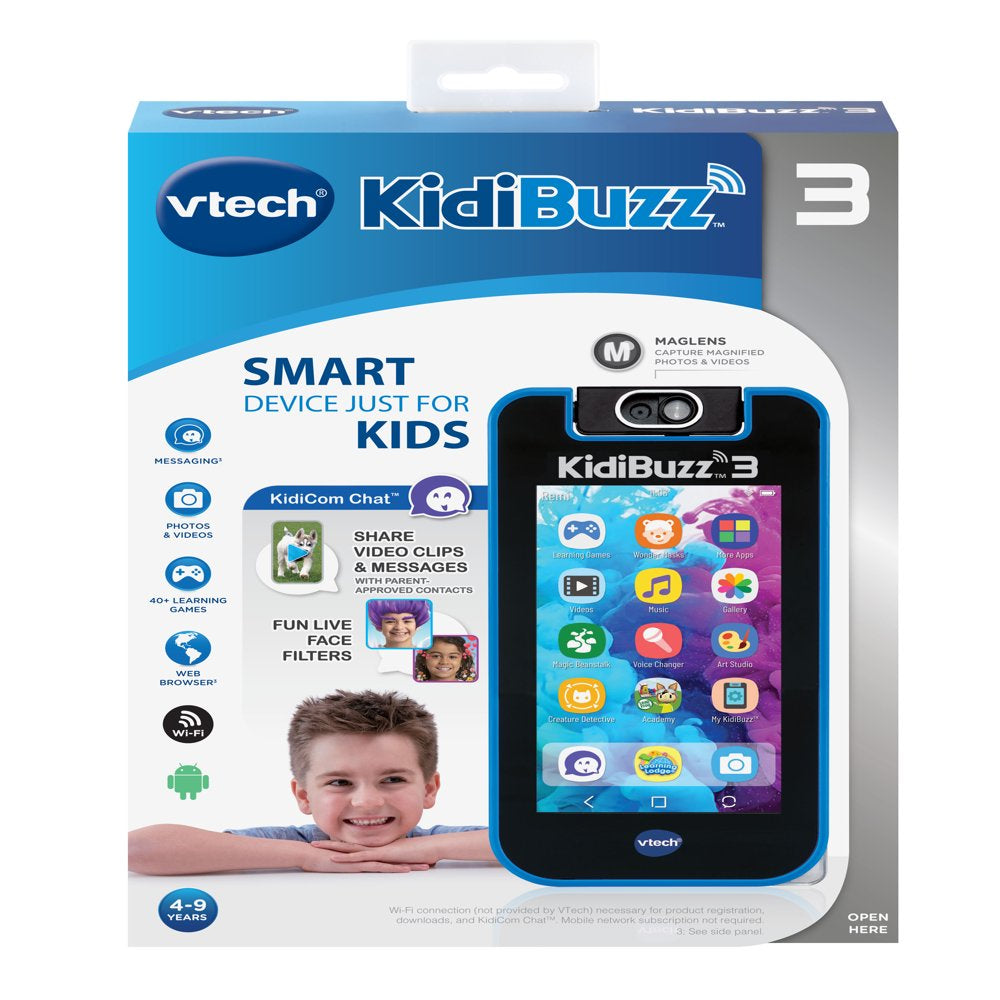 VTech® KidiBuzz™ 3 Smart Device for Kids, Teaches Math, Spelling, Science