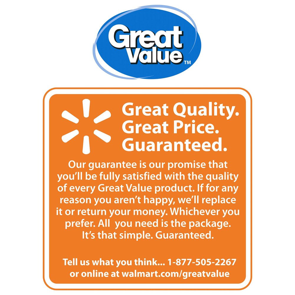 Great Value Everyday Strong, Soak Proof, Microwave Safe, Disposable Paper Plates, 10", Patterned, 50 Count