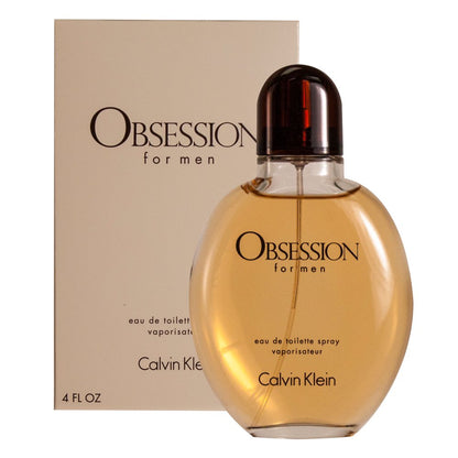 Calvin Klein Obsession Eau De Toilette, Cologne for Men, 4 oz