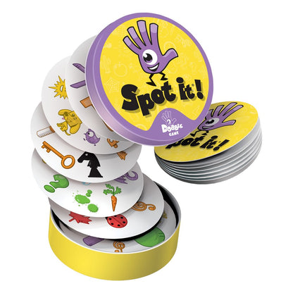 Spot It Classic Eco-Blister Family Card Game for Ages 6 and up, from Asmodee