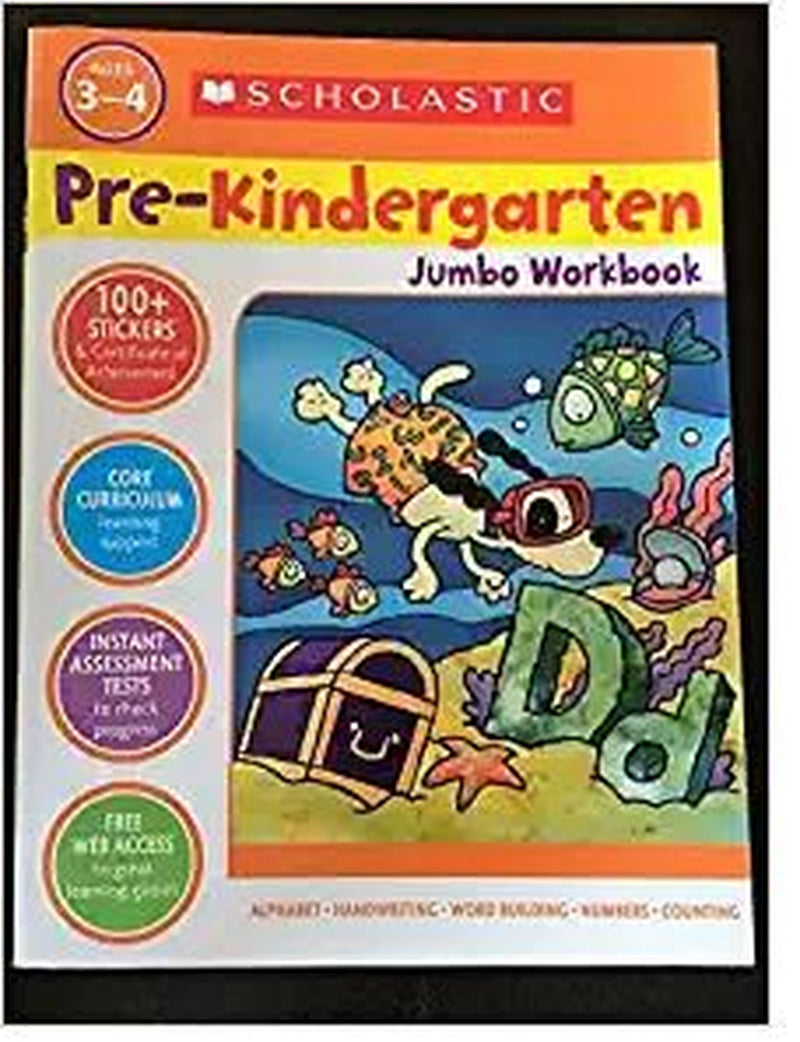 Scholastic Pre-Kindergarten Jumbo Workbook