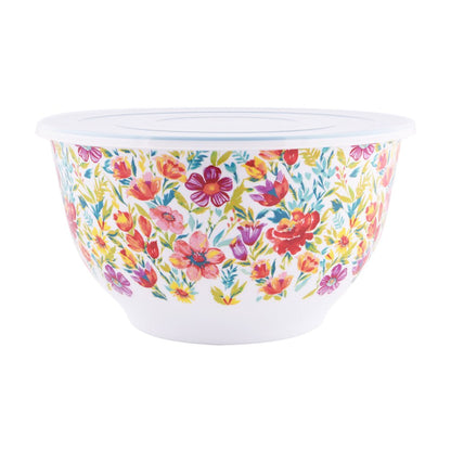 The Pioneer Woman Melamine Mixing Bowl Set, 10-Piece Set, Petal Party