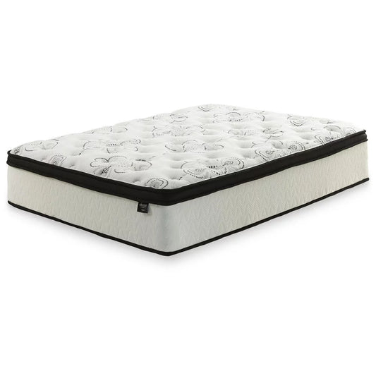 Signature Design by Ashley Chime 12 Inch Hybrid King Mattress in a Box White