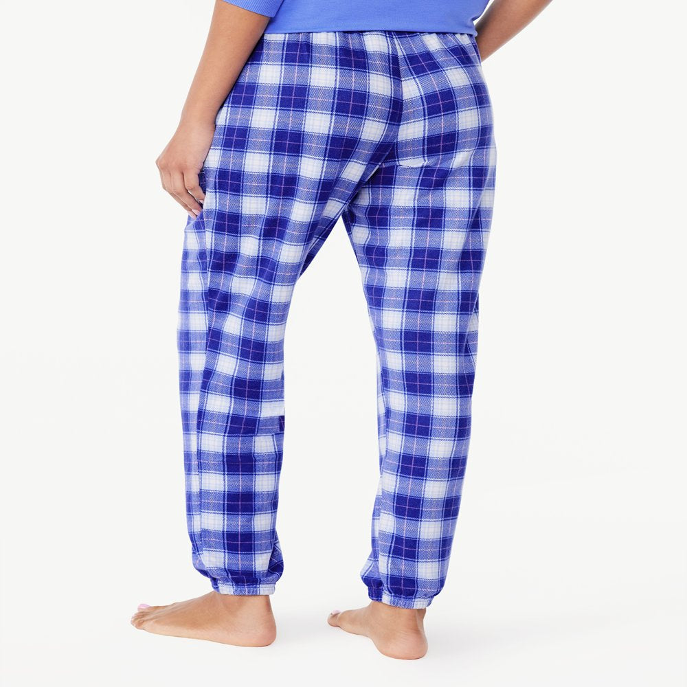 Joyspun Women's Brushed Hacci Knit Sleep Joggers, Sizes XS to 3X