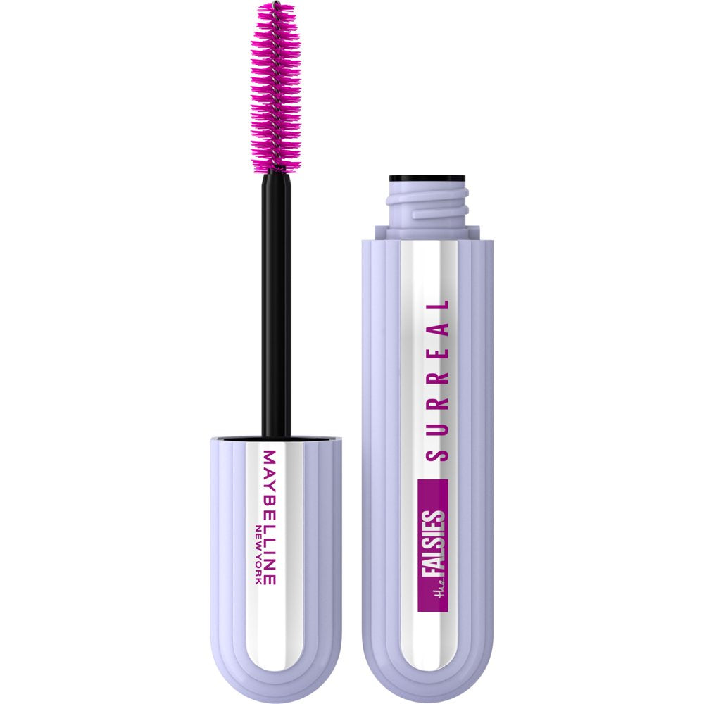 Maybelline The Falsies Surreal Extensions Washable Mascara, Blackest Black, 0.33 fl oz