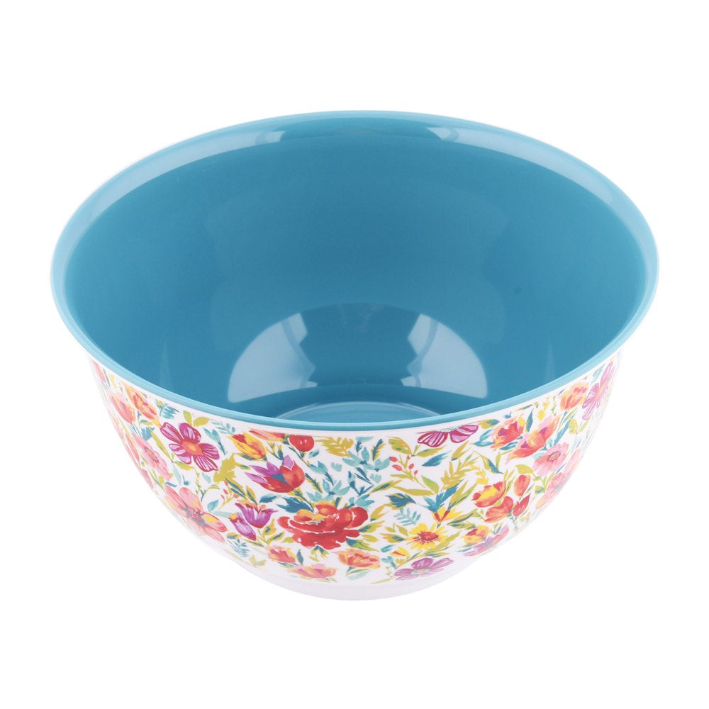 The Pioneer Woman Melamine Mixing Bowl Set, 10-Piece Set, Petal Party