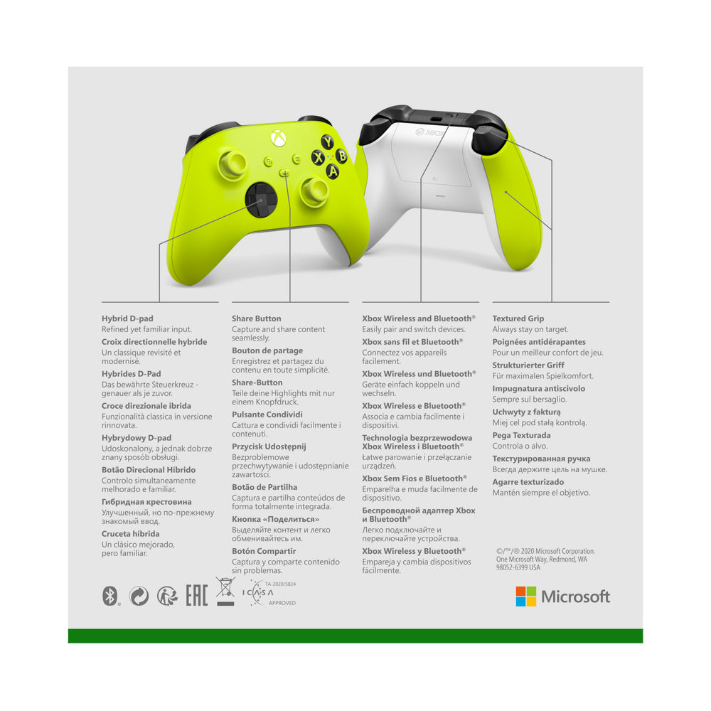 Microsoft Xbox Wireless Controller - Electric Volt