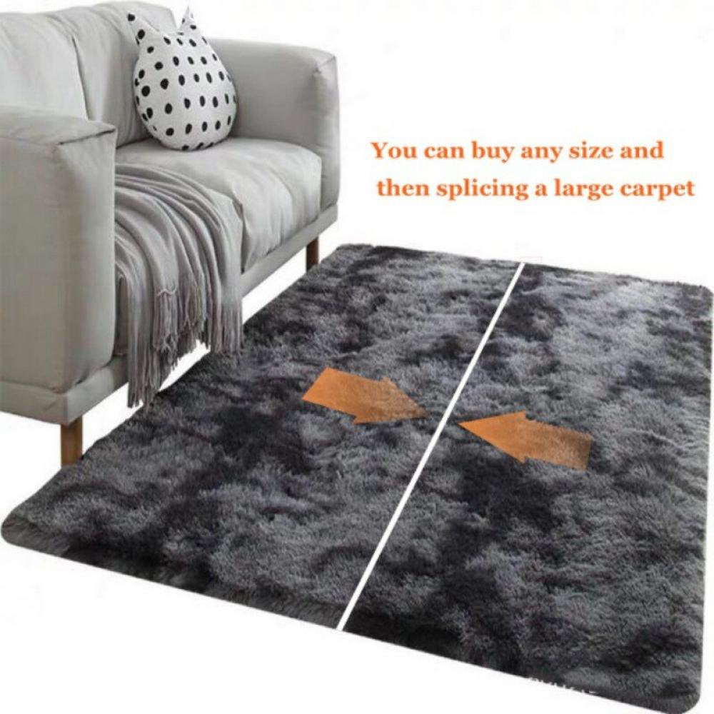  Long Plush Area Rug Ultra Soft Fluffy Washable Non-Slip Decorative Floor Mat for Living Room Bedroom Playing Room