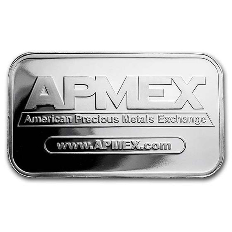 1 Oz Silver Bar - APMEX (Lot of 10 Bars)