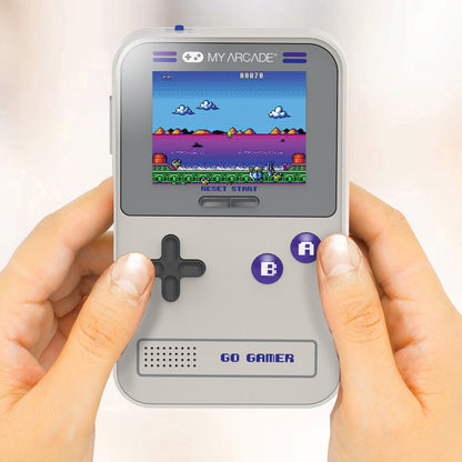 Go Gamer Classic 300-in-1 Handheld Video Game System (Gray and Purple)