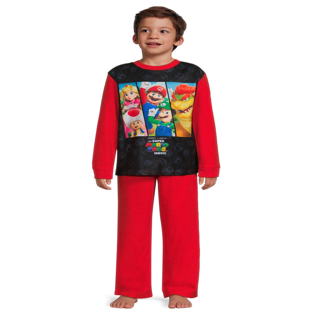 Boys Licensed Character Long Sleeve Top and Pants, 2-Piece Sleet Set, Sizes 4-12