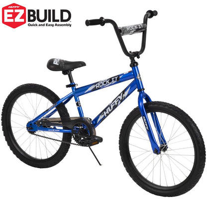 Huffy 20 in. Rock It Kids Bike for Boys Ages 5 and up, Child, Royal Blue