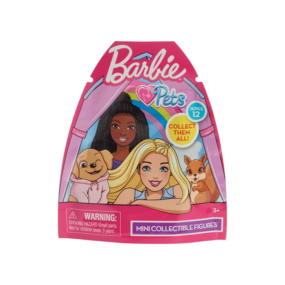 Barbie Pets Mini Collectible Figures Blind Bag, Kids Toys for Ages 3 Up, Gifts and Presents, Walmart Exclusive