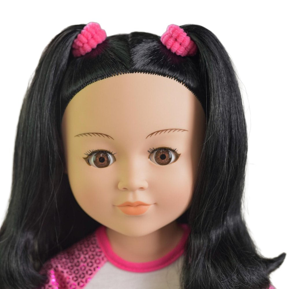 My Life As Quinn Posable 18 inch Doll, Black Hair, Brown Eyes