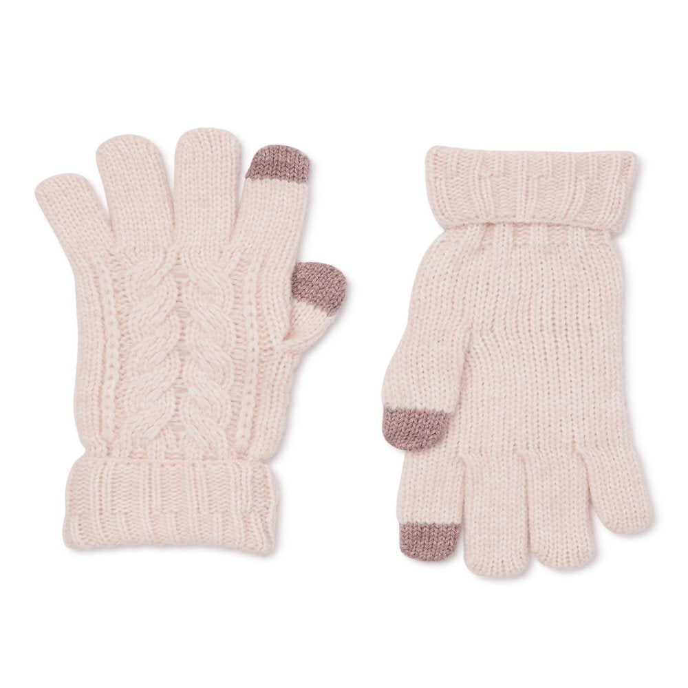 Time and Tru Women's Cable Knit Gloves