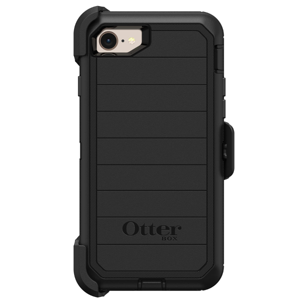 OtterBox Defender Series Pro Phone Case for Apple iPhone SE (3rd Gen-2022 and 2nd Gen-2020), iPhone 8, iPhone 7 - Black