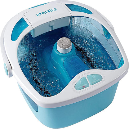 Homedics Shower Bliss Footspa with Massaging Water Jets, 3 Attachments and Toe-Touch Controls, FB-625