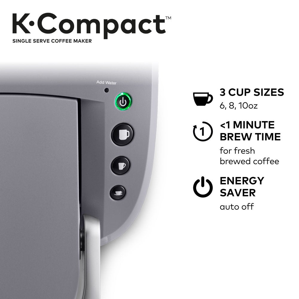 Keurig K-Compact Single-Serve K-Cup Pod Coffee Maker, Moonlight Grey