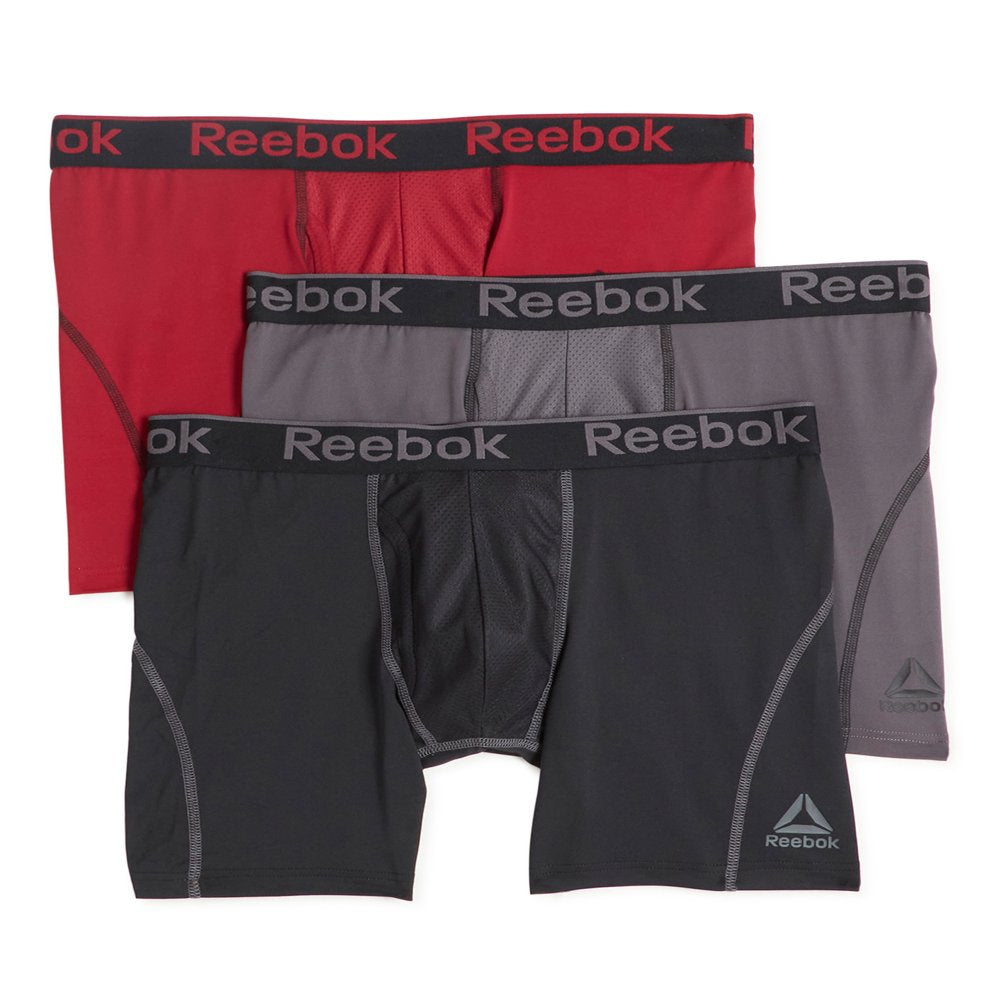 Reebok Men's Pro Series Performance Boxer Brief, 3 Pack