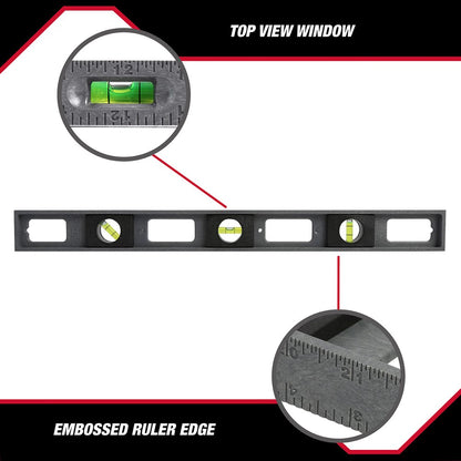 24 inch Level with plumb, square and 45 degree measurement