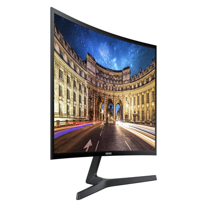 SAMSUNG 27" Class Curved 1920x1080 VGA HDMI 60hz 4ms AMD FREESYNC HD LED Monitor - LC27F396FHNXZA