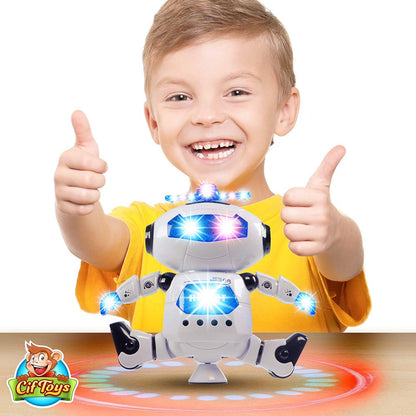  Electronic Walking Dancing Robot Toy - Toddler Toys - Best Gift for Boys and Girls 3 Years Old