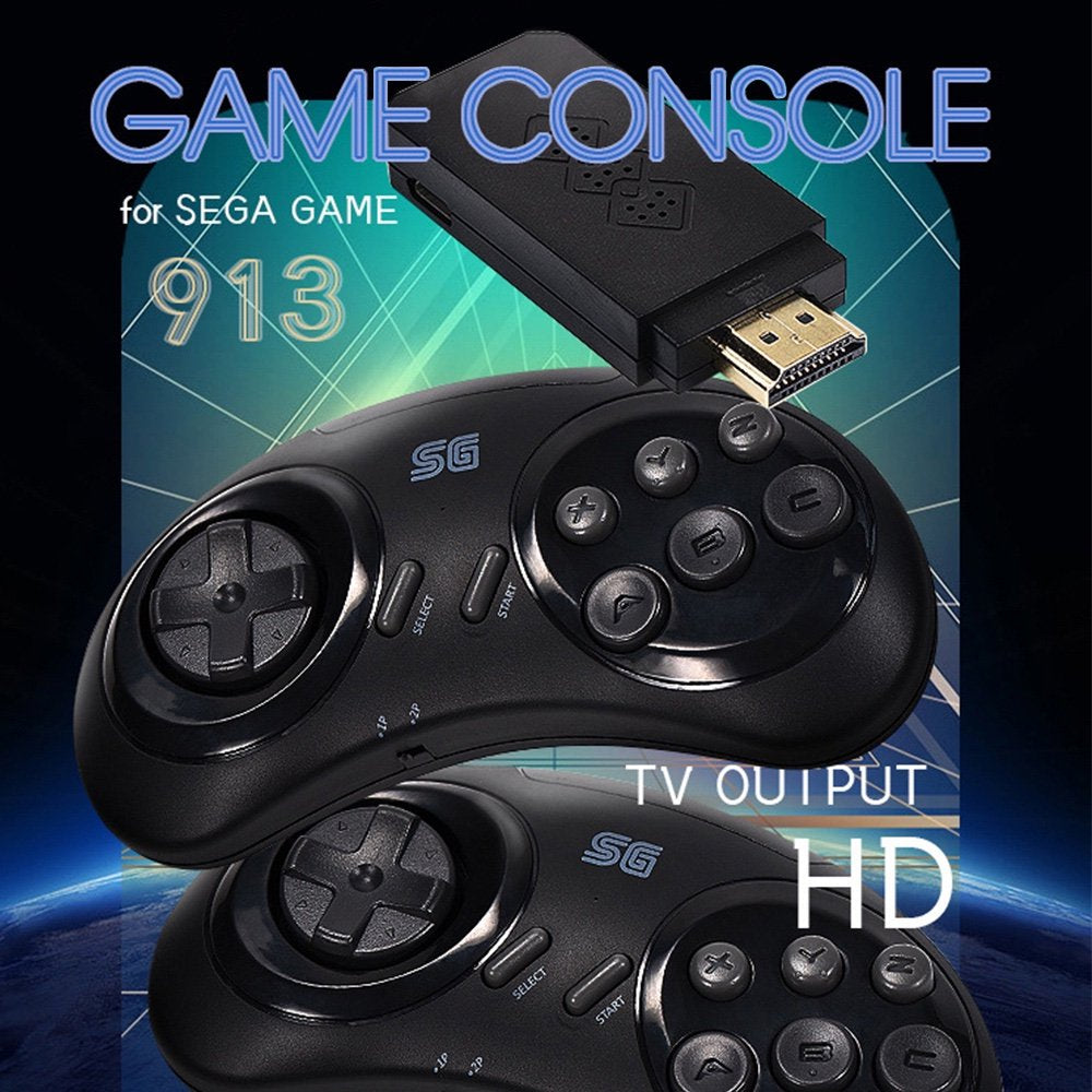  16-bit Video Game Console 4K Game Stick for Sega Genesis/Mega Drive HDMI 900+ TV Games