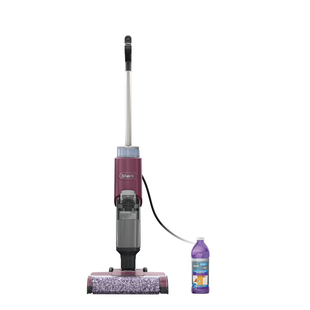 Shark HydroVac 3in1 Vacuum, Mop & Self-Cleaning Corded System, with Antimicrobial Brushroll* & Multi-Surface Cleaning Solution, Perfect for Hardwood, Tile, Marble, Laminate & Area Rugs, WD100