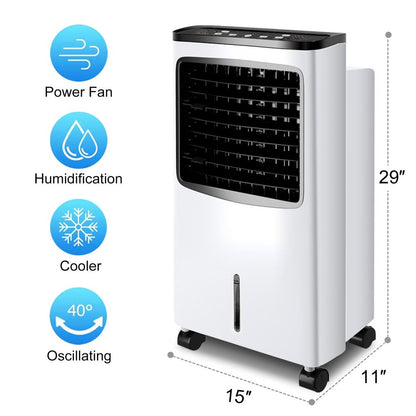 Giantex Portable Air Cooler, Electric Air Cooling Machine W/3 Modes, 3 Speeds and Timer Function, Cooling Fan, Idea for Home Office