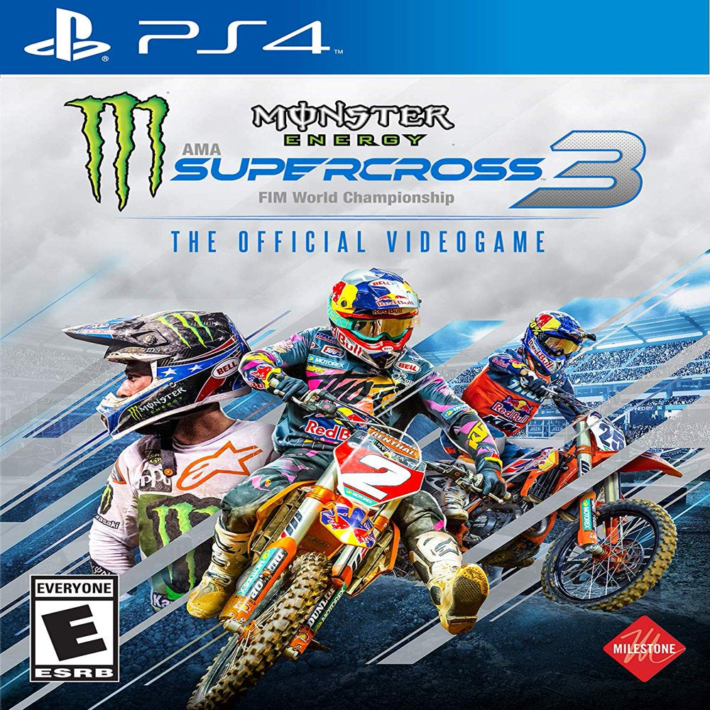 Monster Energy Supercross The Official Videogame 3, Square Enix, PlayStation 4, [Physical], 662248923680