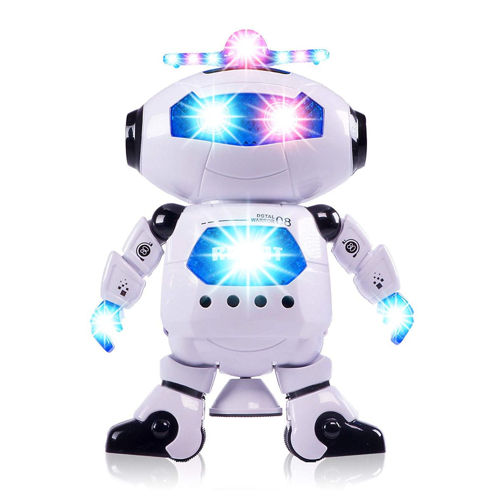  Electronic Walking Dancing Robot Toy - Toddler Toys - Best Gift for Boys and Girls 3 Years Old