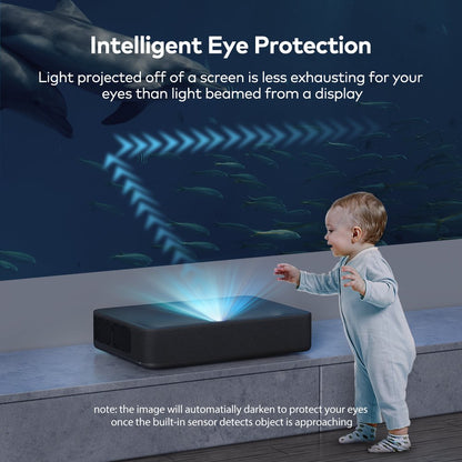 VAVA 4K Laser TV, Ultra Short Throw Laser Projector with HDR10, 1800 ANSI Lumens