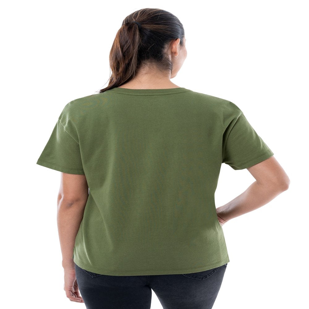  Women's Boyfriend Pocket T-Shirt with Short Sleeves, Sizes S-3XL