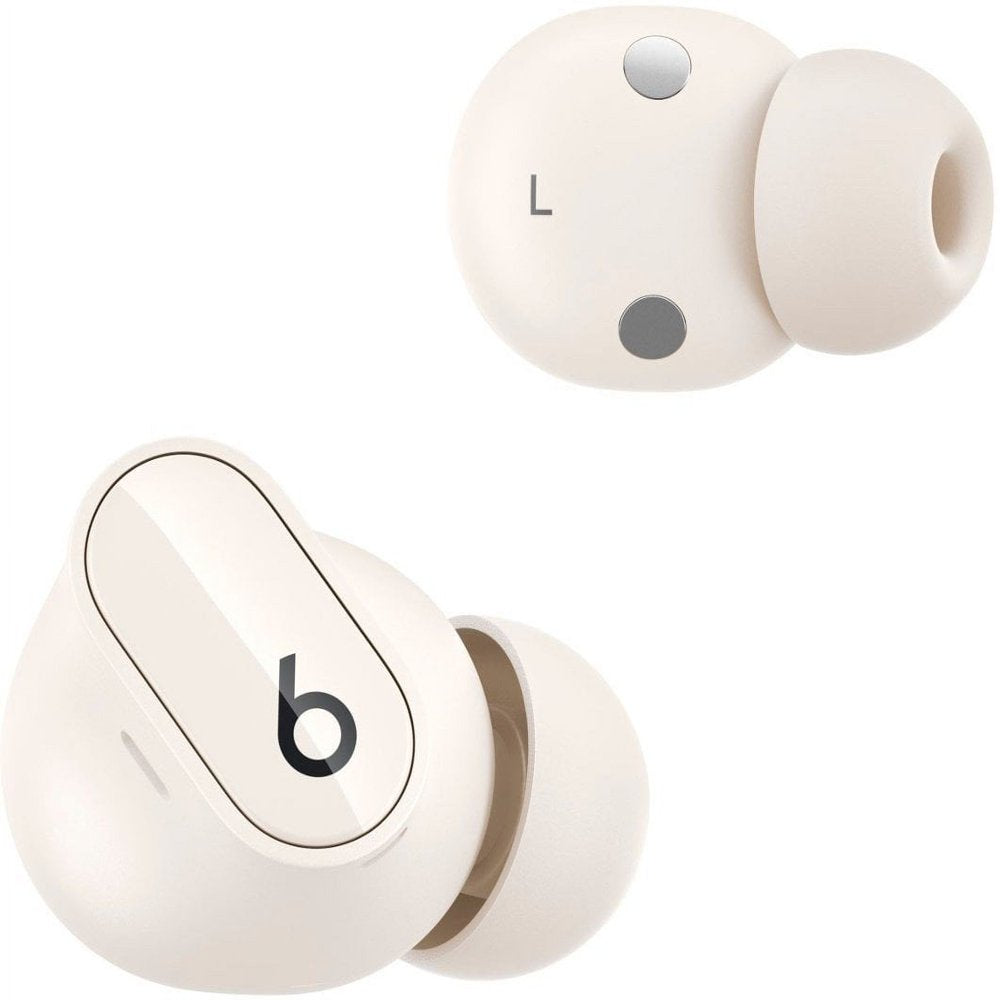 Restored Beats by Dr. Dre Beats Studio Buds+ True Wireless Noise Cancelling Earbuds - MQLJ3LL/A - Ivory Excellent Condition (Refurbished)