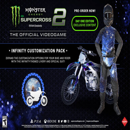 Monster Energy Supercross 2 - The Official Videogame 2 Day One Edition, Square Enix, PlayStation 4, 92231