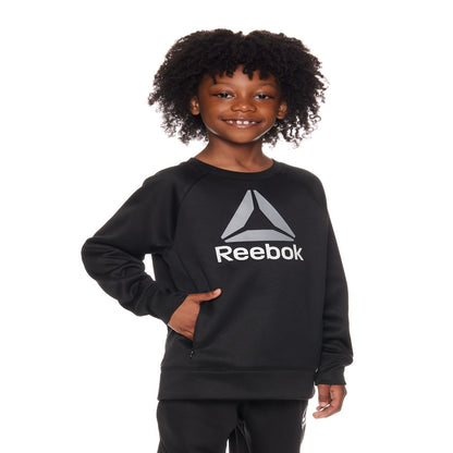 Reebok Boys Essential Fleece Crewneck, Sizes 4-18