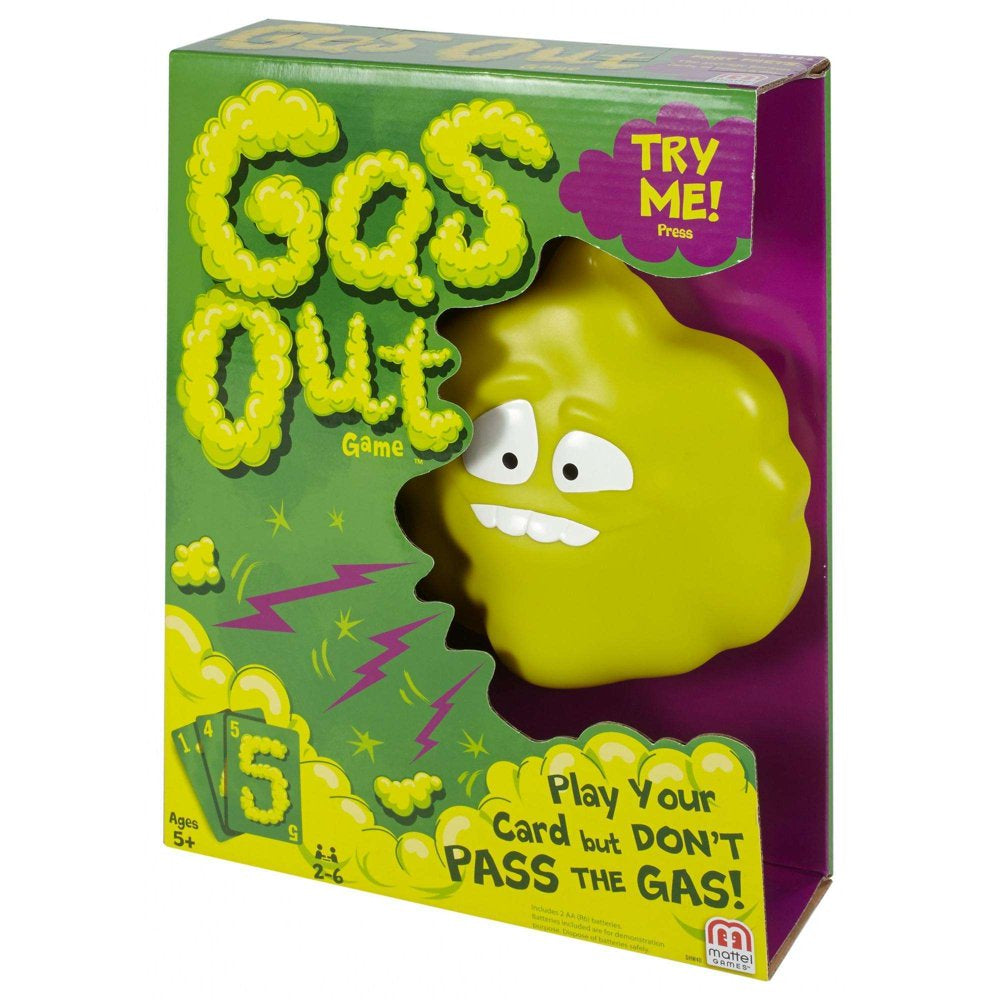 Gas Out Kids Game for Family Night with Hilarious Electronic Fart Sounds From a Plastic Gas Cloud