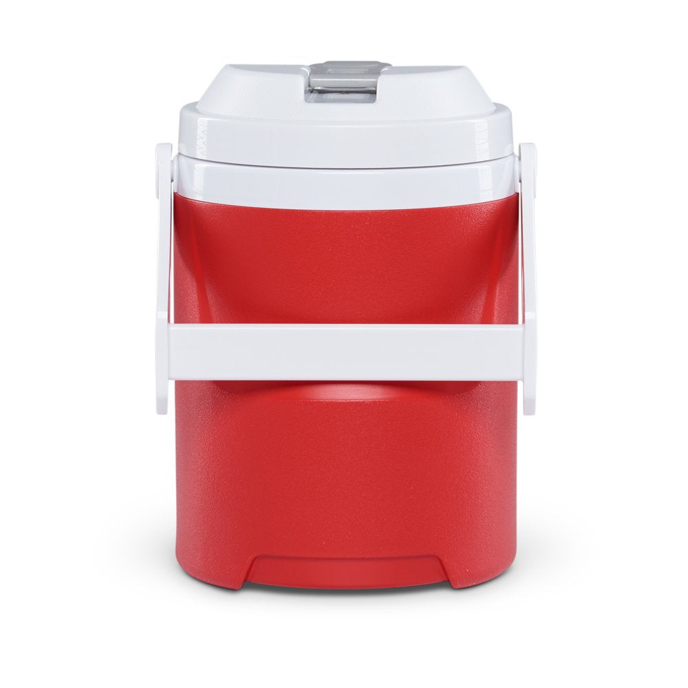 Igloo 1/2- Gallon Sport Beverage Jug with Hooks - Red