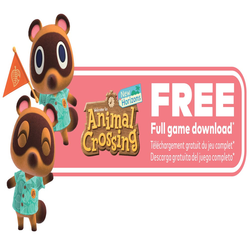 Nintendo Switch™ Lite (Timmy & Tommy’s Aloha Edition) Animal Crossing™: New Horizons Bundle (Full Game Download Included)