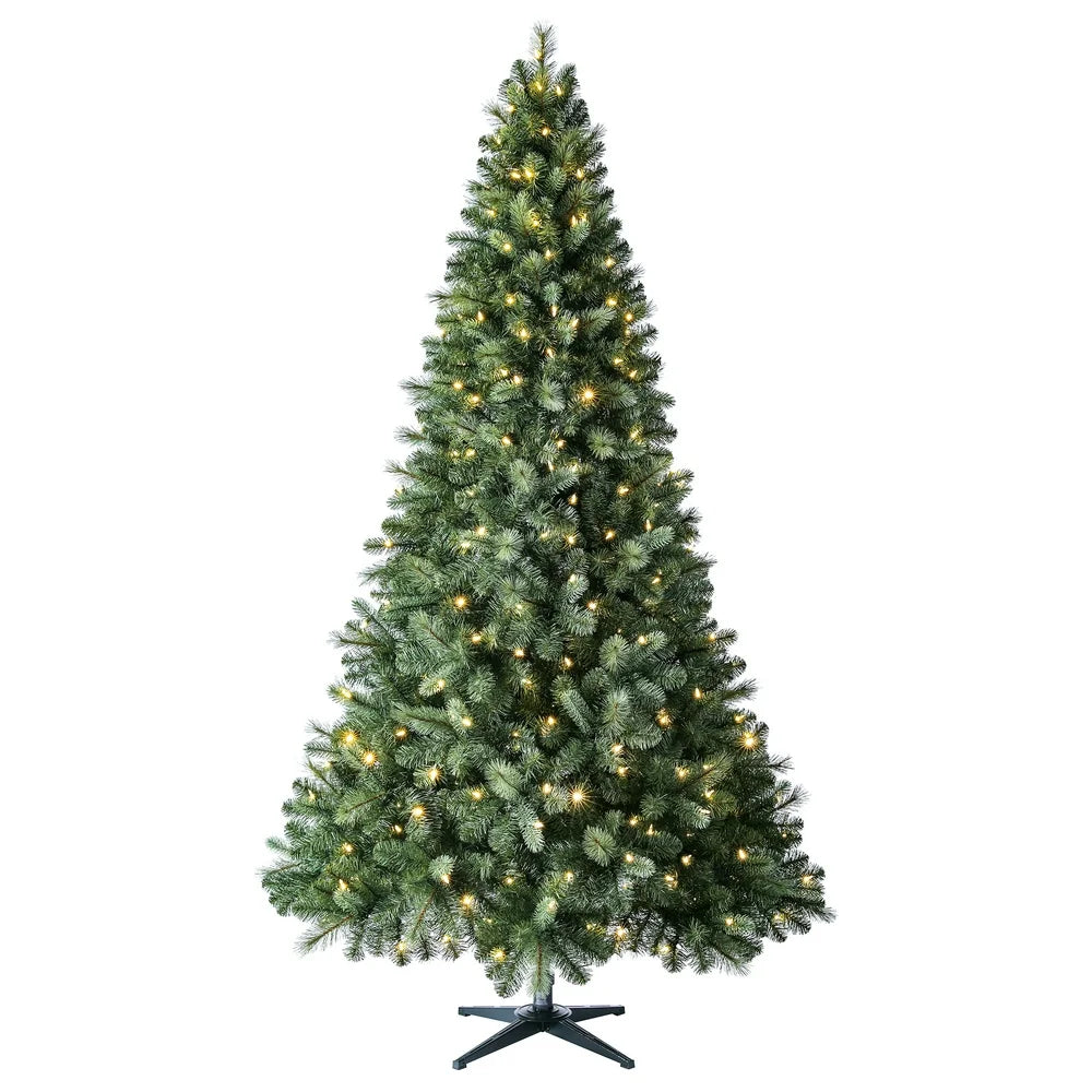 Evergreen Classics Pre-Lit 7.5' Benton Pine Artificial Christmas Tree, Color-Changing LED Lights