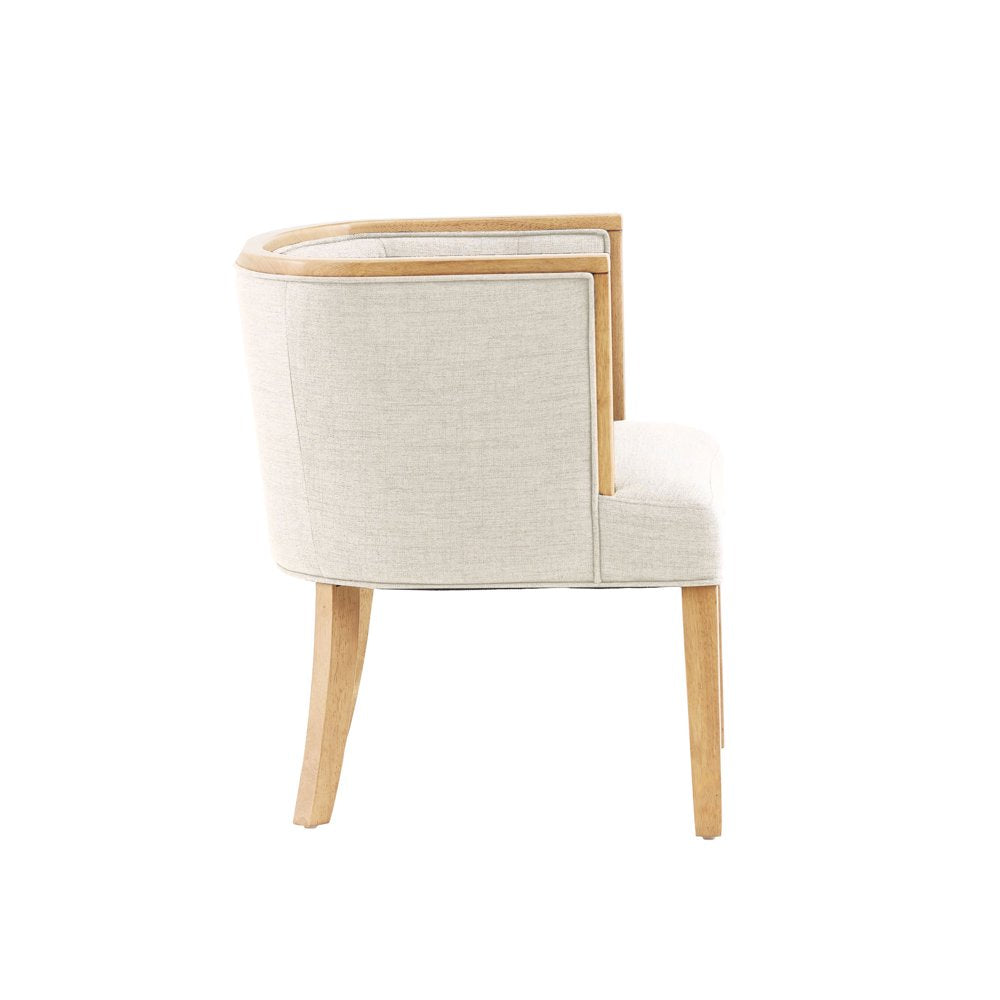 My Texas House Raveena Upholstered Accent Chair, Oat