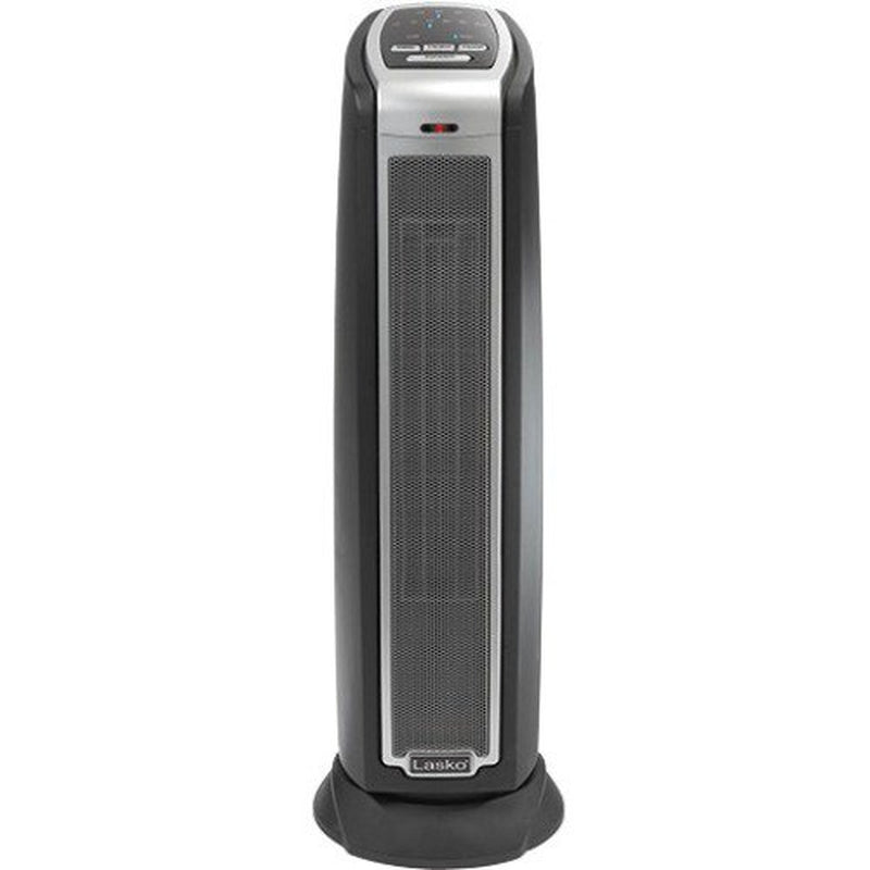 Lasko 1500W Electric Oscillating Ceramic Tower Space Heater with Remote, 5790, Black, New