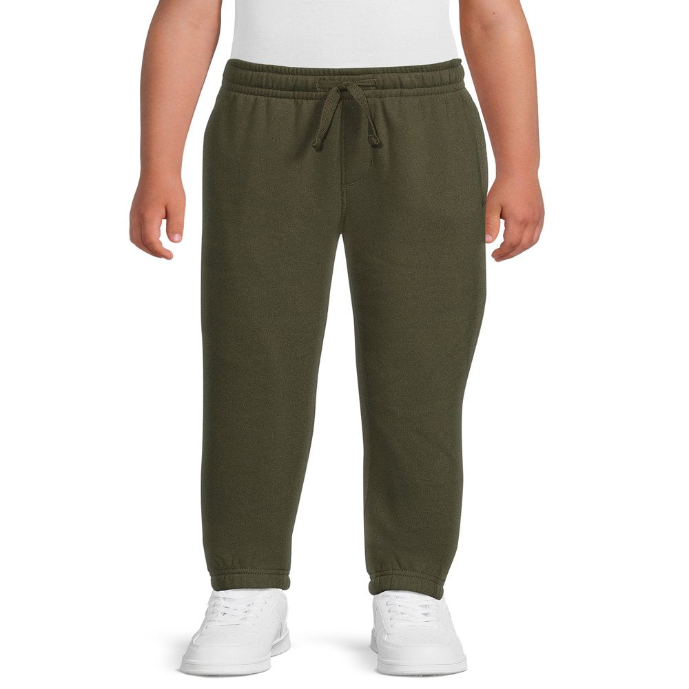 Athletic Works Boys Fleece Sweatpant, Sizes 4-18 & Husky